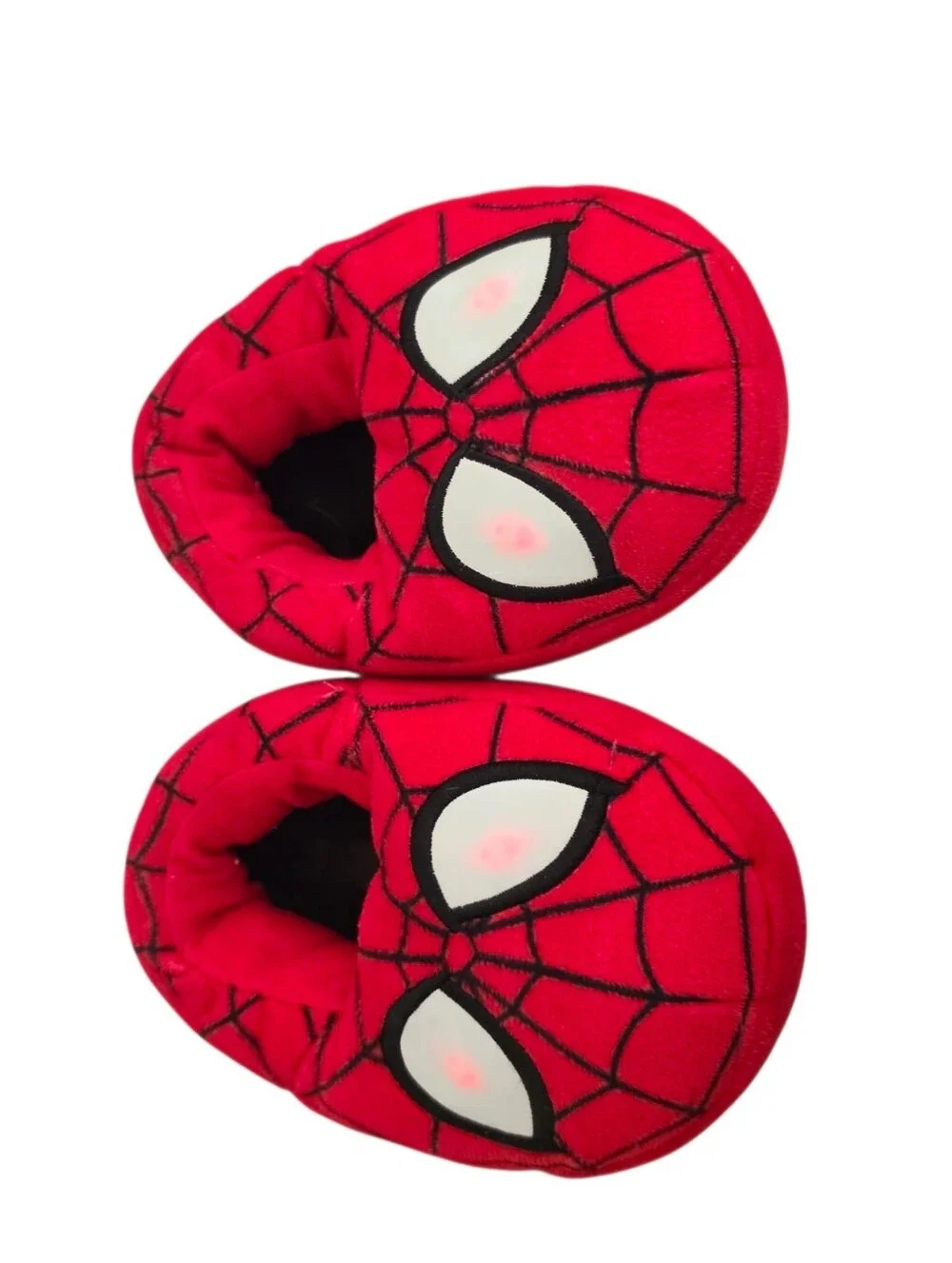 Marvel Licensed Spider-Man Light-Up Soft Plush Aline Childrens Comfy Slippers
